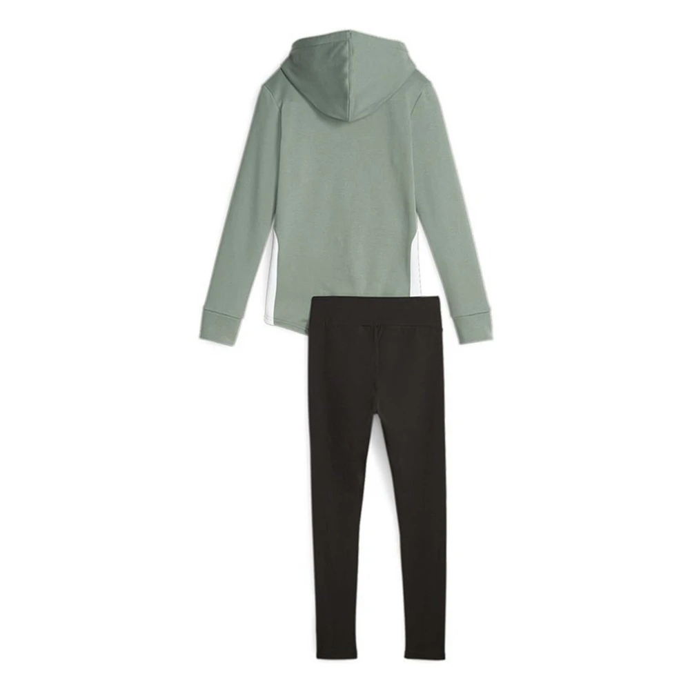 Puma Metallic Compleet Trainingspak Green Dames