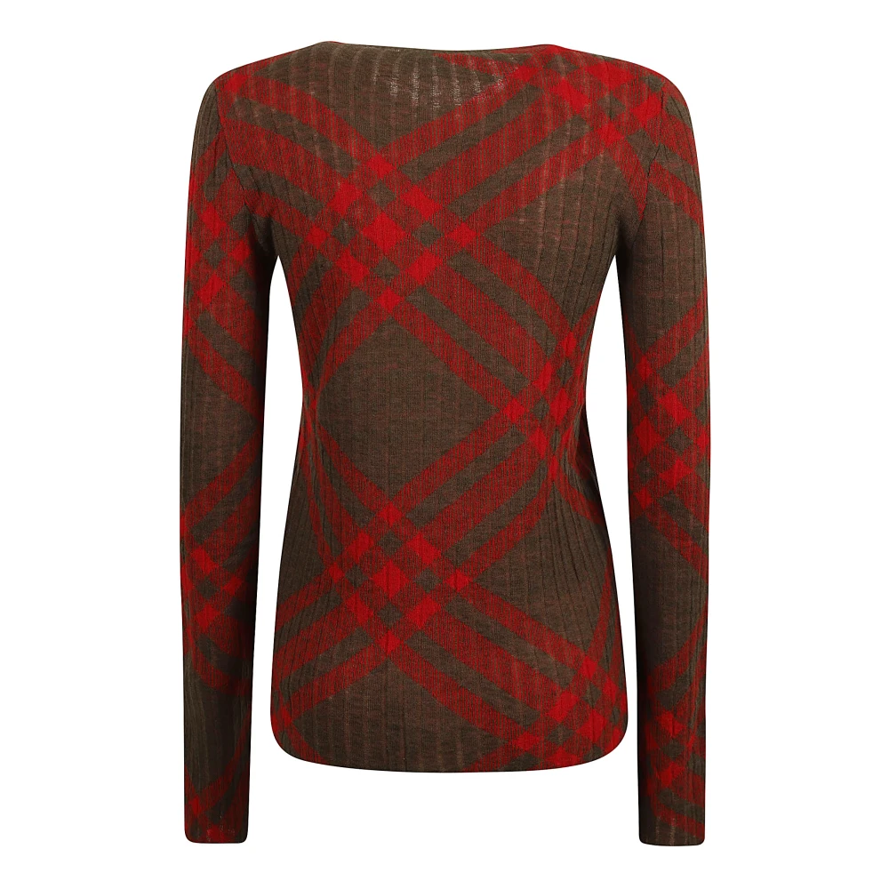 Burberry Chique Sweater Modellen Red Dames
