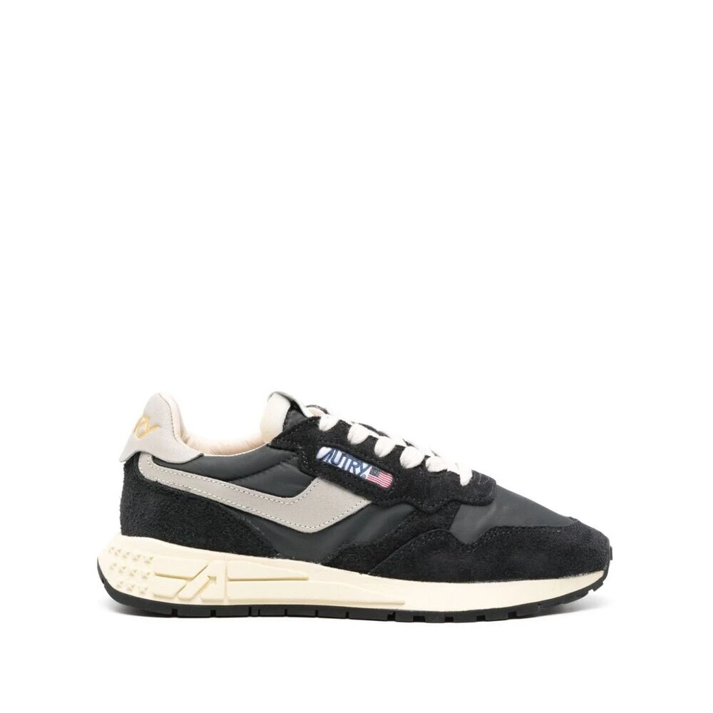Autry Women's Black Sneakers, 4 Uk, Reelwind Low Trainers