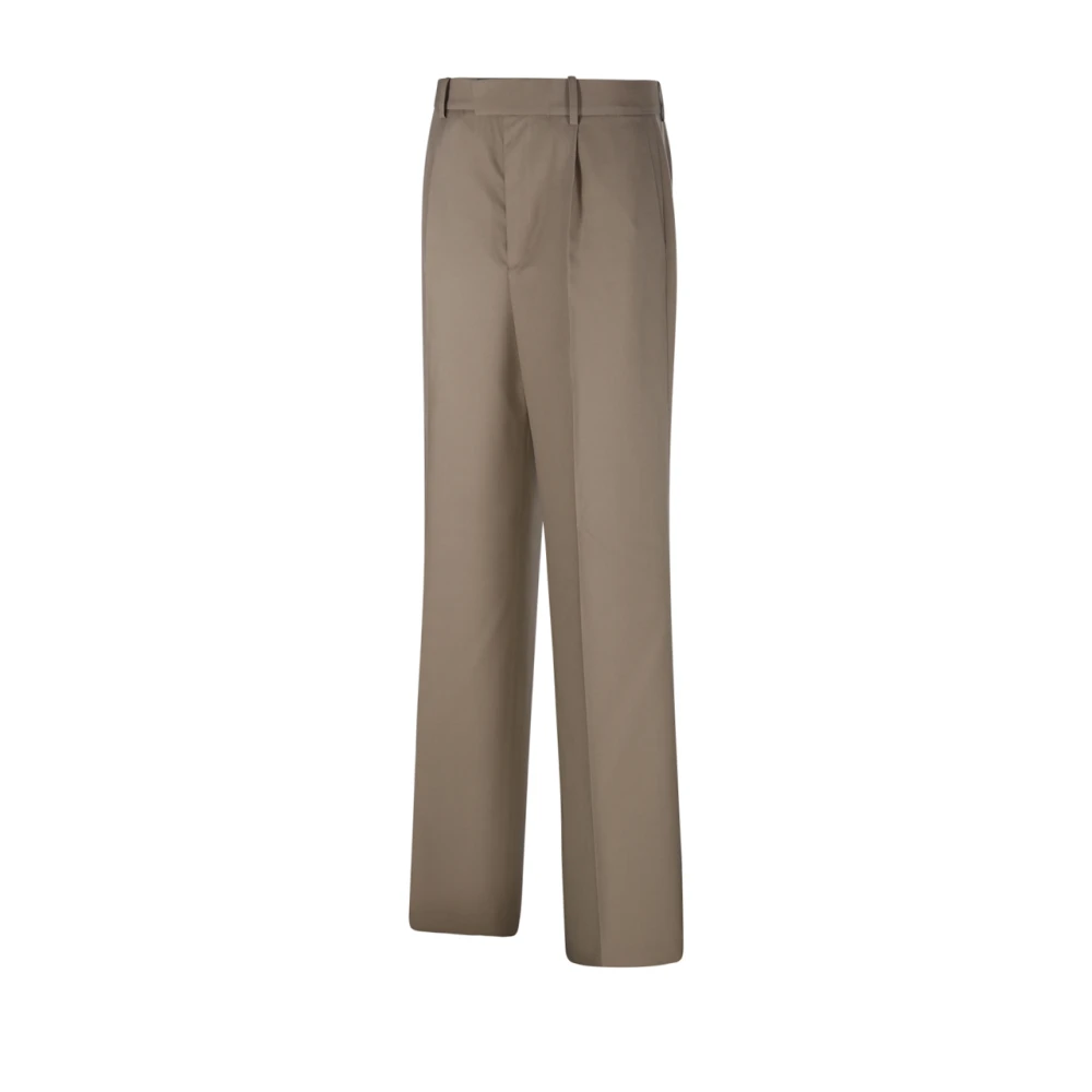 Róhe Khaki Plooi Broek Beige Dames