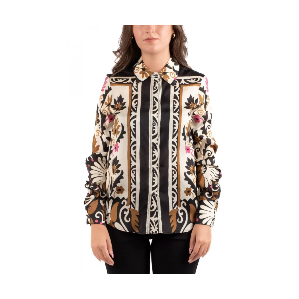 Pinko Damesoverhemd in Trendy Stijl Multicolor Dames