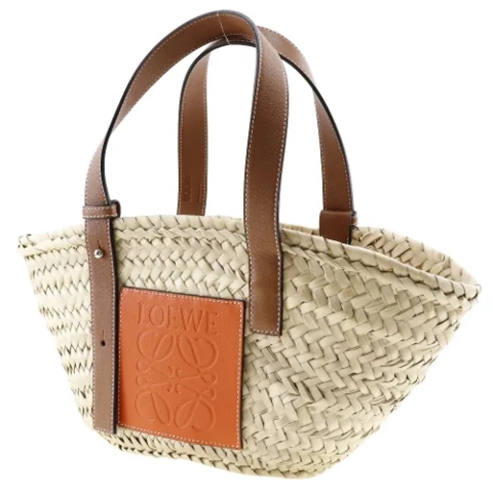 Loewe Pre-owned Fabric shoulder-bags Beige Dames