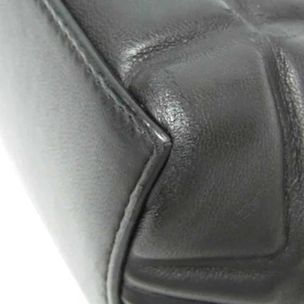 Bottega Veneta Vintage Pre-owned Leather shoulder-bags Black Dames