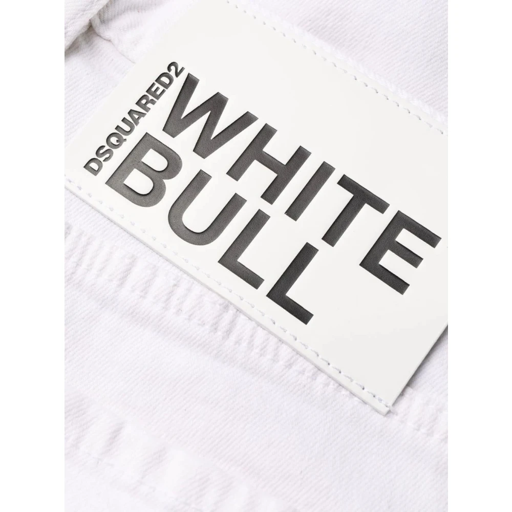 Dsquared2 Straight Jeans White Dames