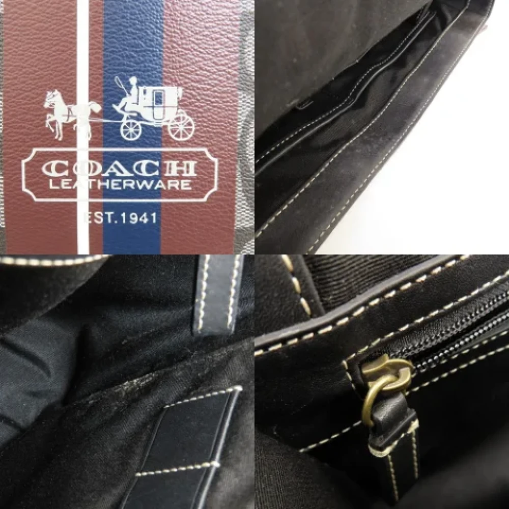 Coach Pre-owned Plastic shoulder-bags Black Dames