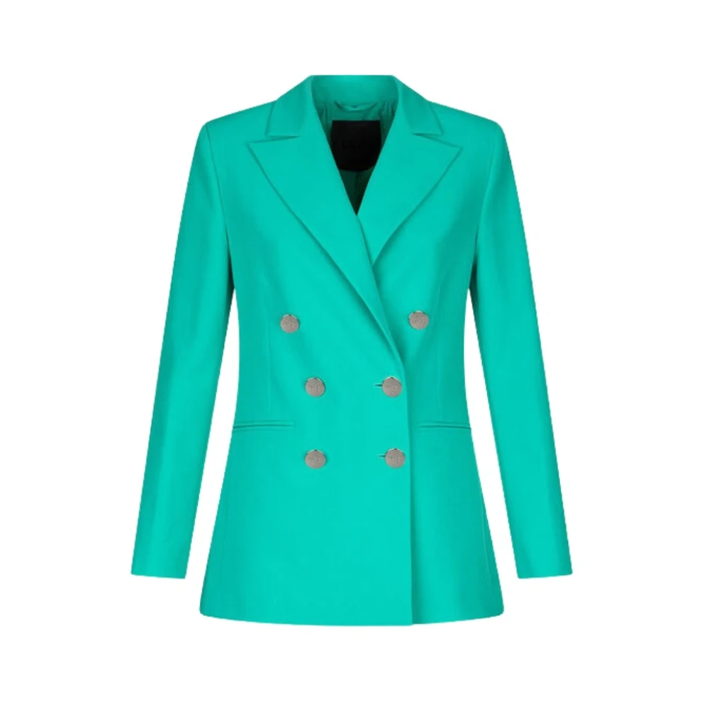 Liu Jo Grön Ecs Blazer Doppiopetto