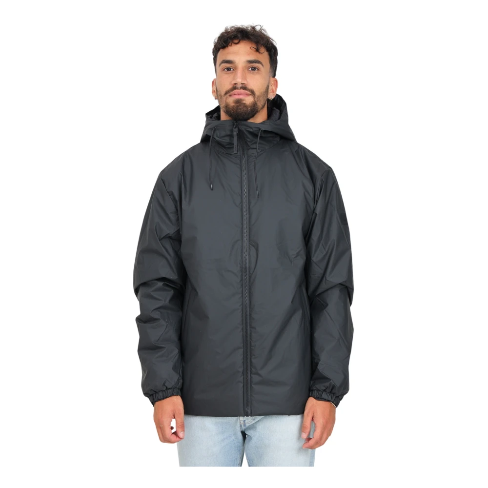 Rains , Rain Jackets, Male, Black, L, Insulated Windbreaker Jacket