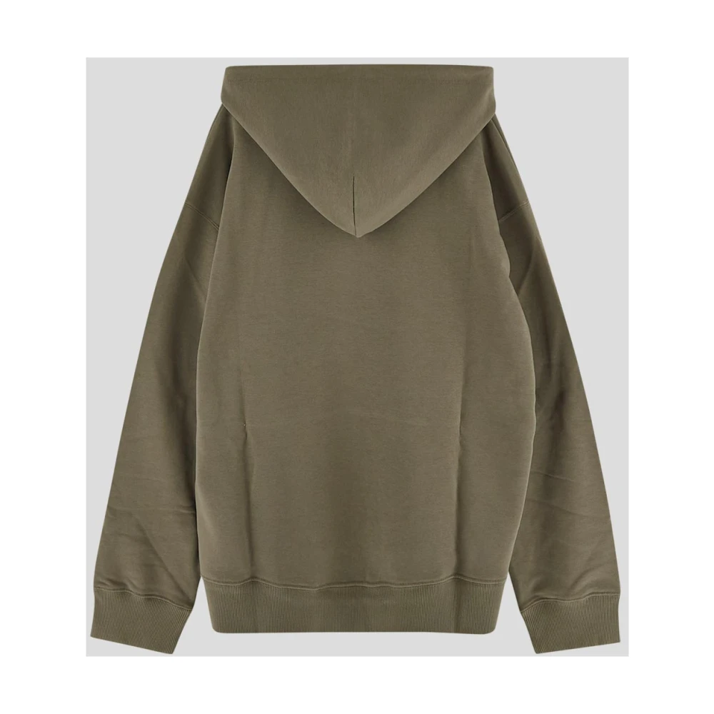 MM6 Maison Margiela Cotton Logo Hoodie Green Heren