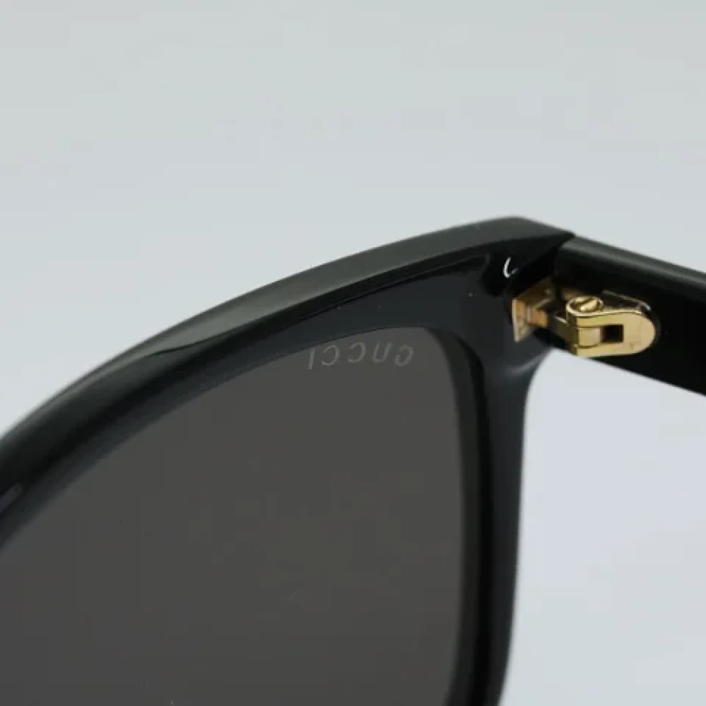 Gucci Vintage Pre-owned Plastic sunglasses Black Dames