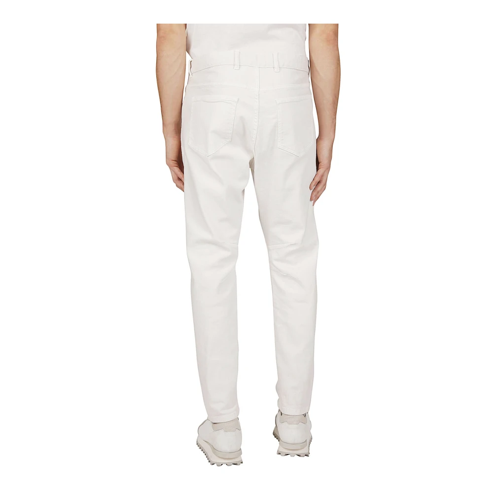 Eleventy Stretch Denim Broek met Pences White Heren