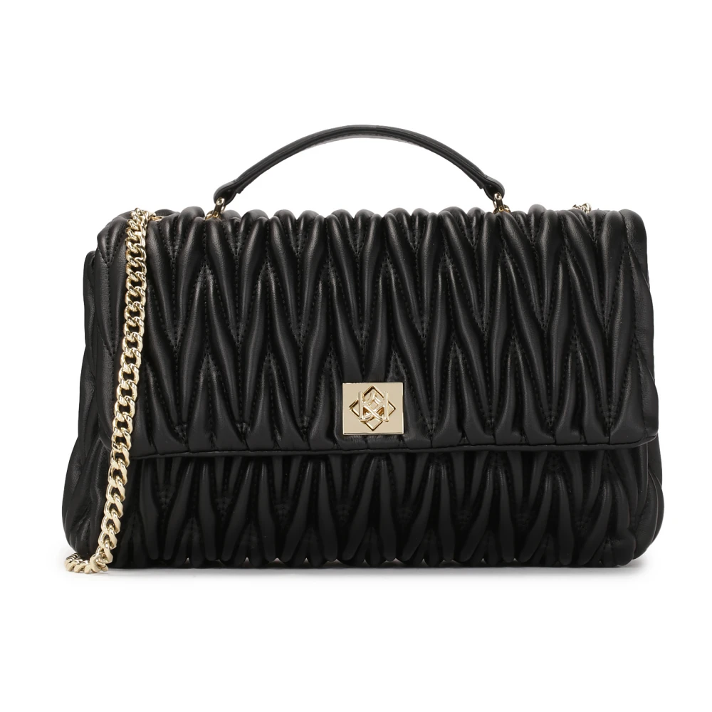 Kazar Gewatteerde zwarte kettinghandtas Black Dames