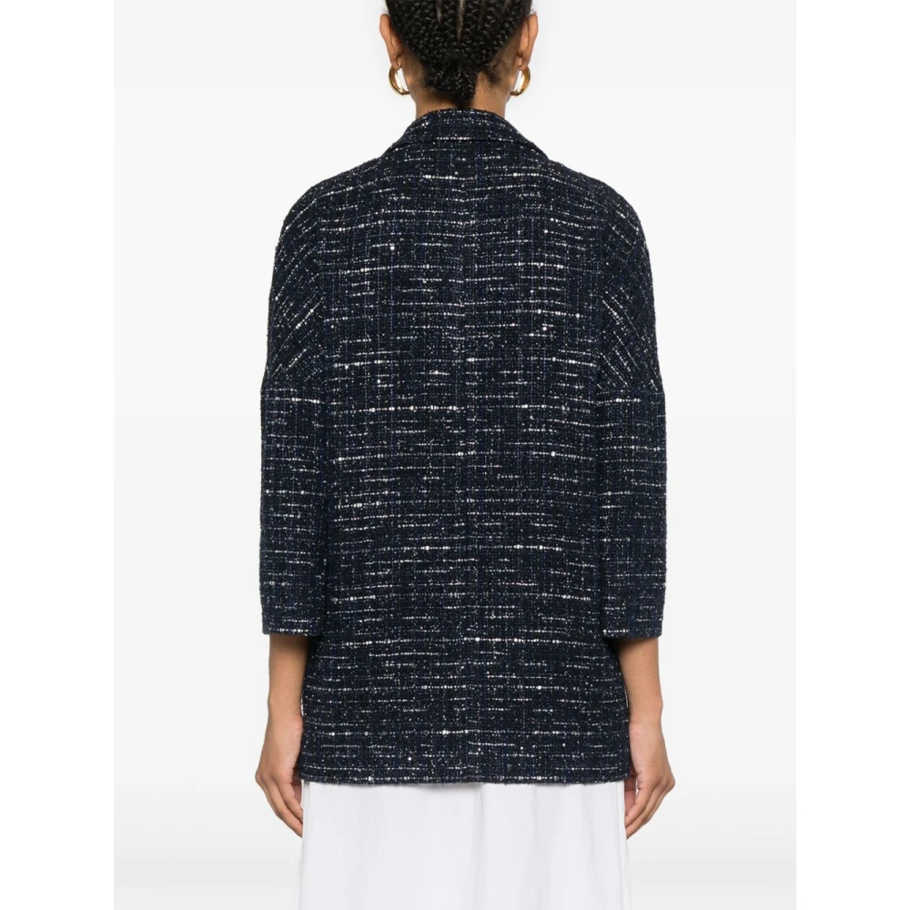 Tagliatore Dameskleding Jas & Mantel Blauw Ss25 Blue Dames