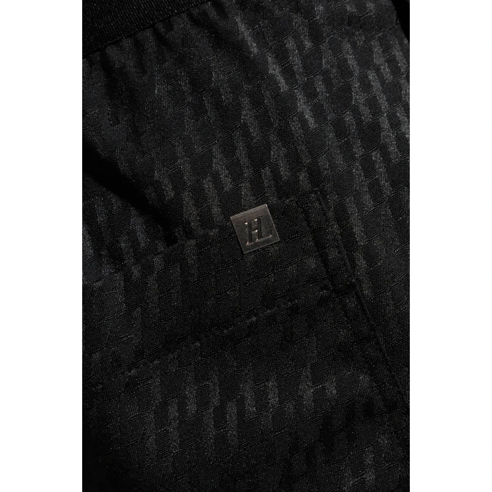 Helmut Lang Elastische taille shorts Black Heren