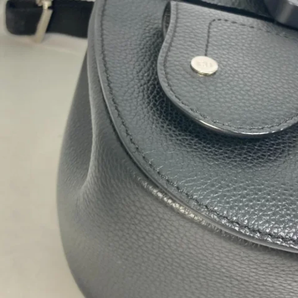 Dior Vintage Pre-owned Leather dior-bags Black Heren