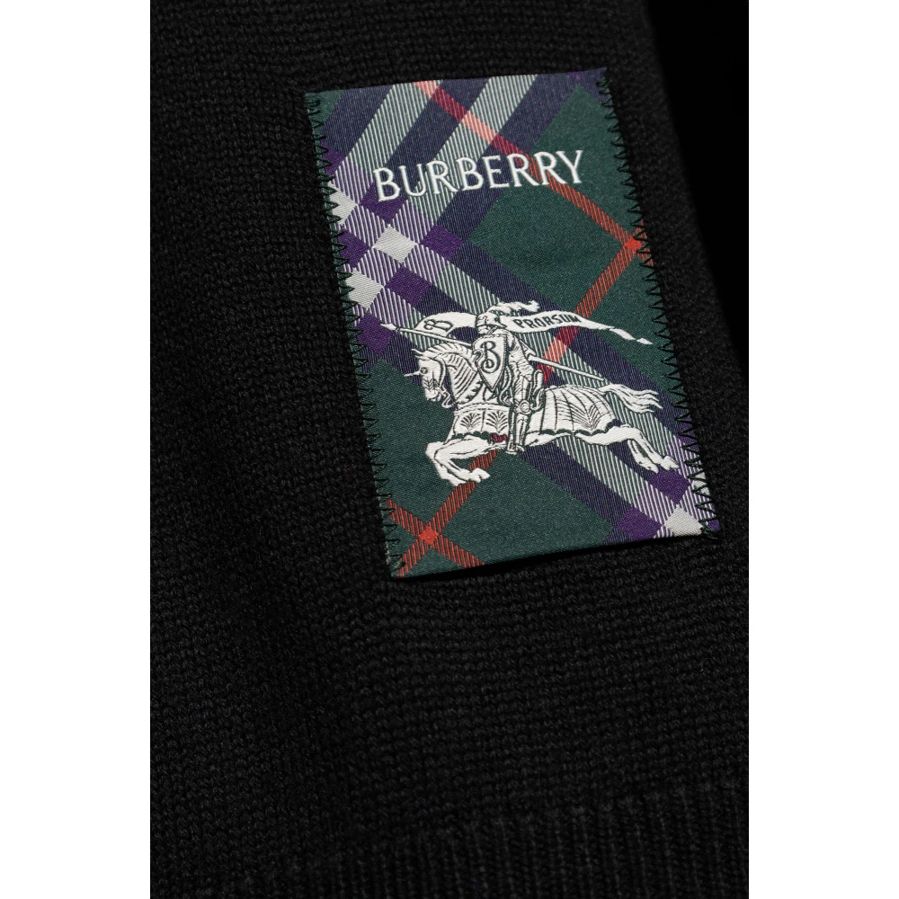 Burberry Wollen trui Black Heren