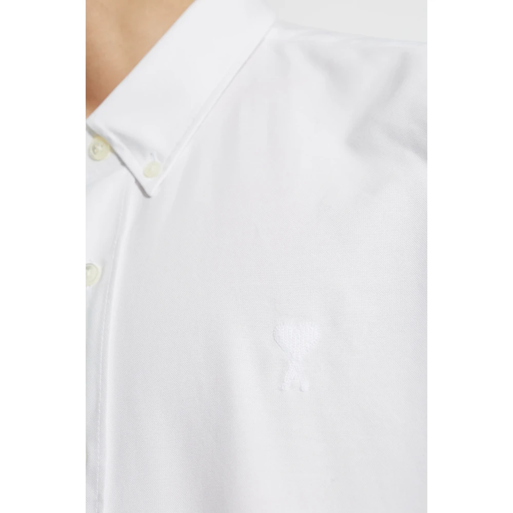 Ami Paris Shirt met logo White Heren