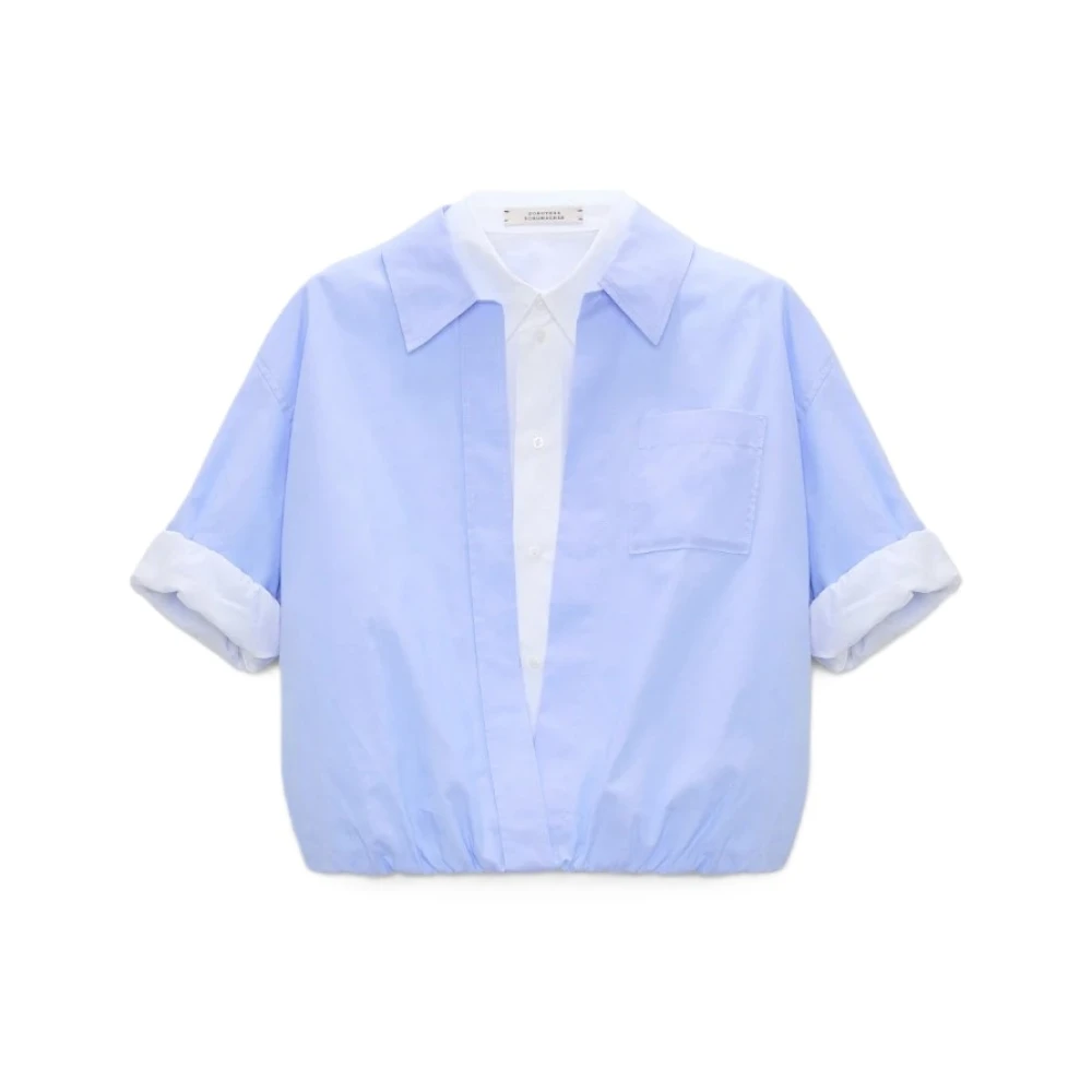 Dorothee Schumacher Women's Blue Powerful Ease Blouse