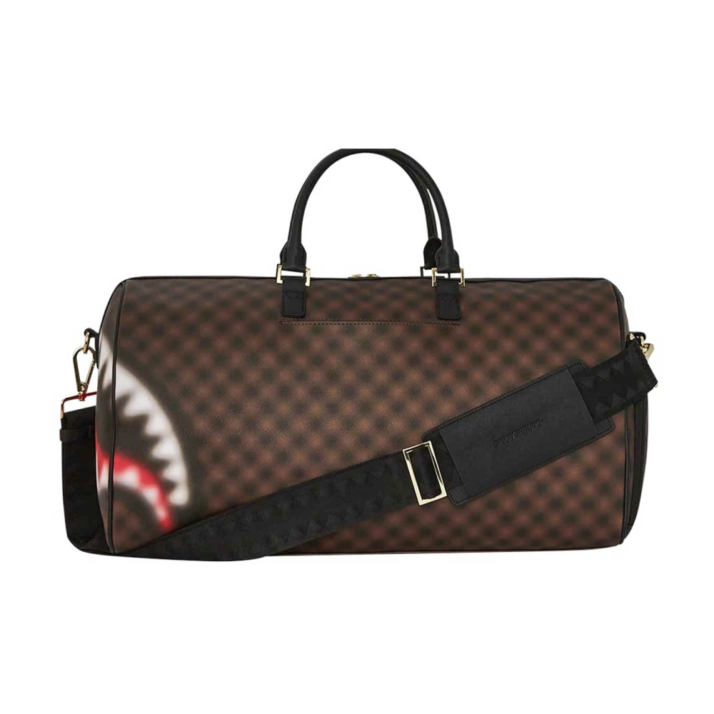 Sprayground Unisex Multicolor Sharks In Paris Blur Effect Duffle - Weekend Bags - One Size - Bags