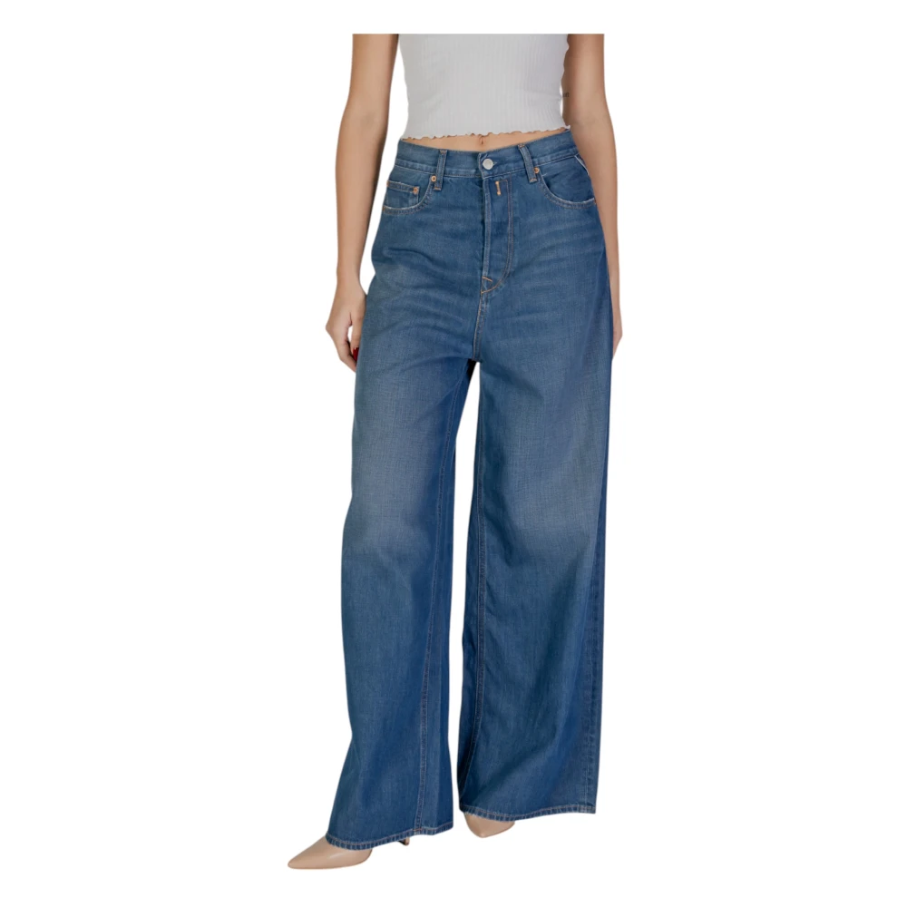 Replay Bootcut en Leg Boots Wide Jeans Blue Dames