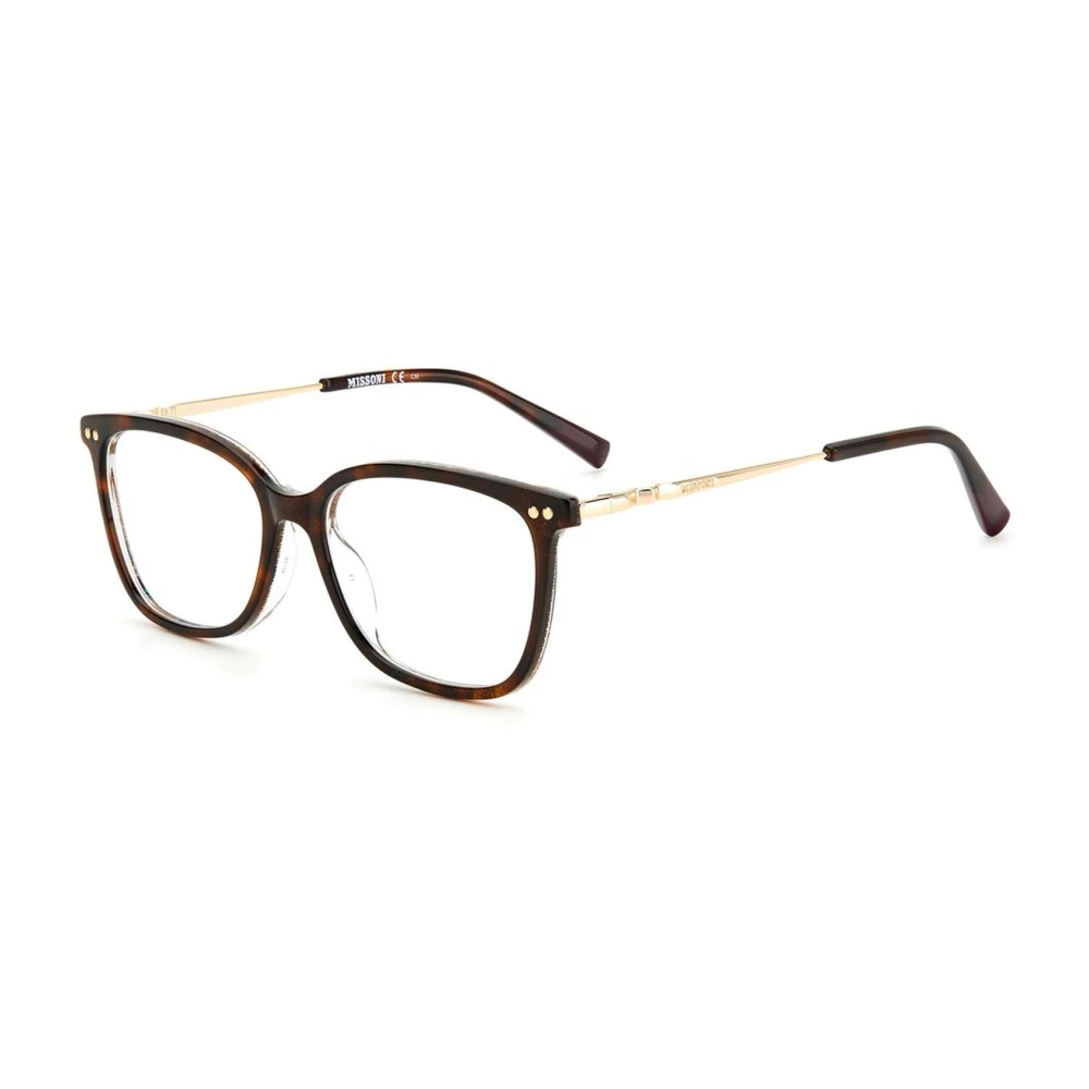 Missoni Women's Brown Glasses, One Size, Bicolor Acetate Frames With Havana Dial