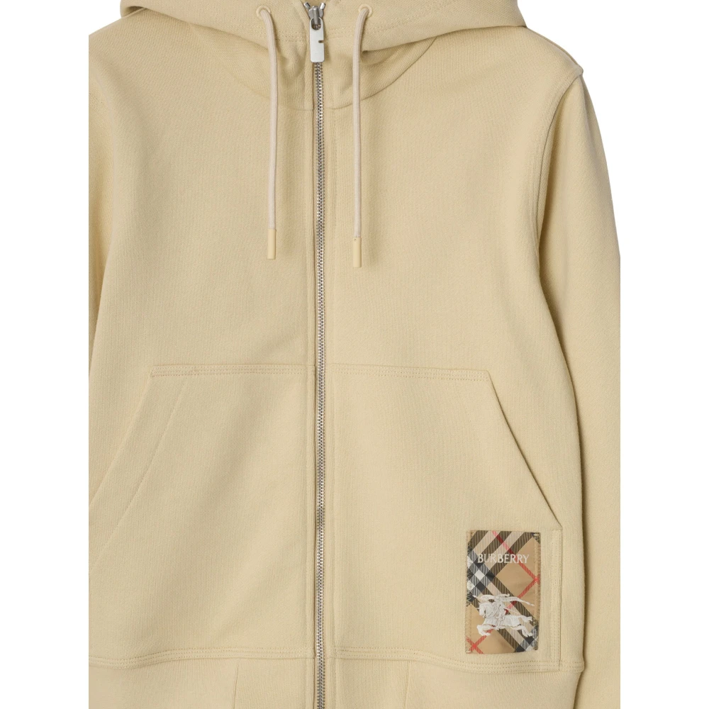Burberry Nutmeg Hoodie voor Stijlvol Comfort Beige Dames