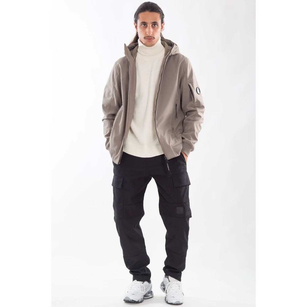 C.P. Company Hooded Shell-R Jas in 359 Beige Heren
