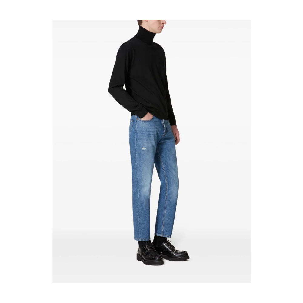 Valentino Garavani Zwarte Broek Elegante Stijl Black Heren