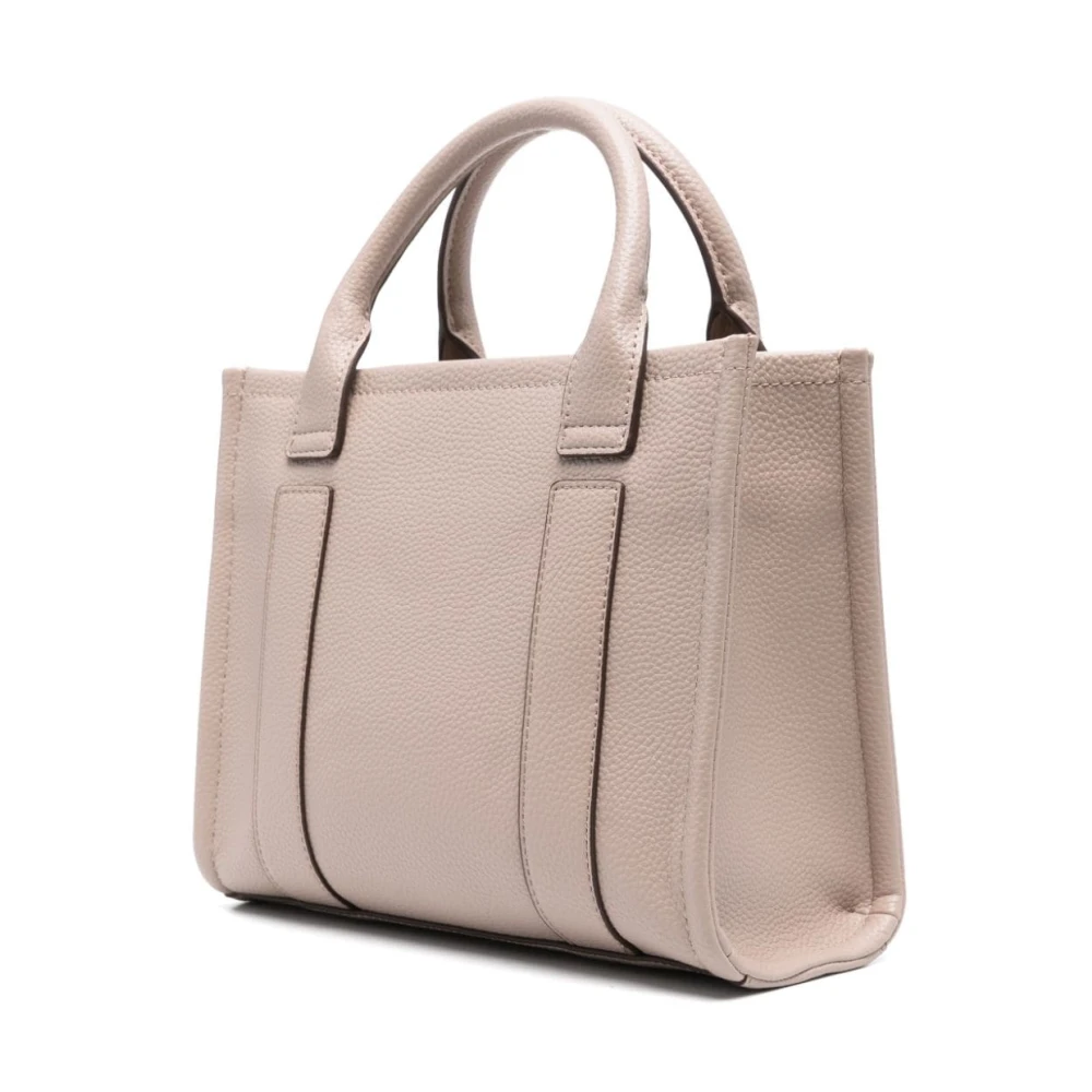 Liu Jo Duifgrijs Eco Leren Schoudertas Beige Dames