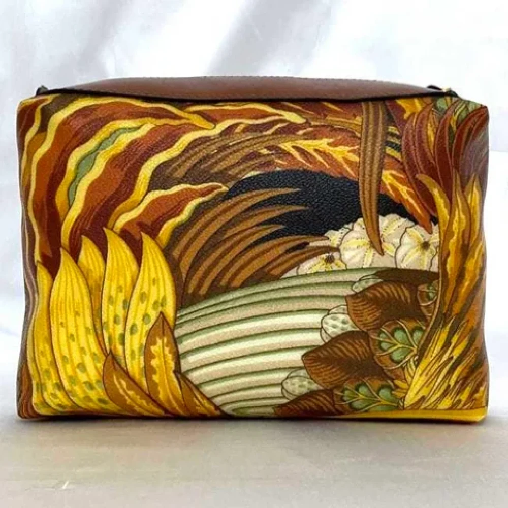 Salvatore Ferragamo Pre-owned Leather clutches Multicolor Dames