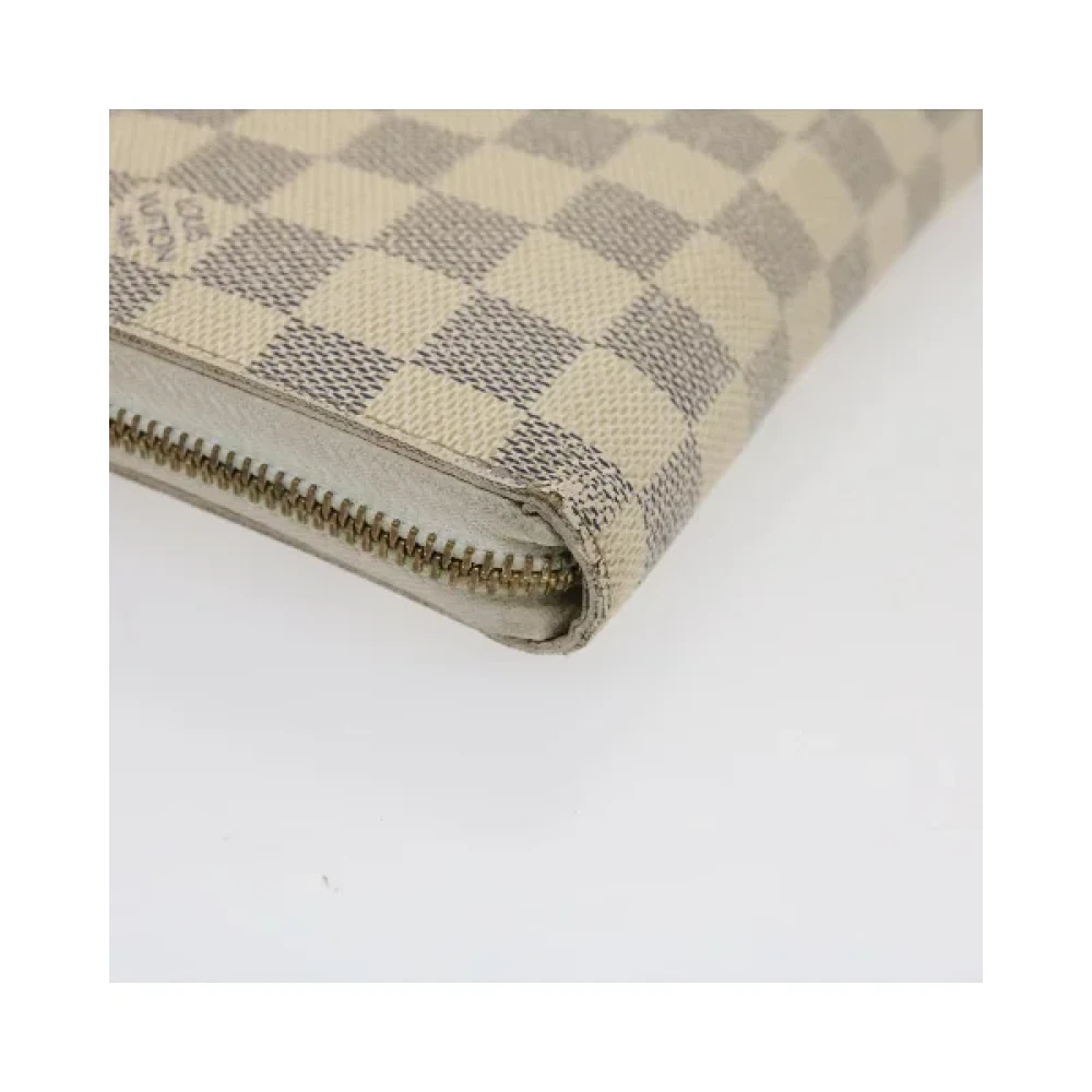 Louis Vuitton Vintage Pre-owned Coated canvas wallets Beige Dames