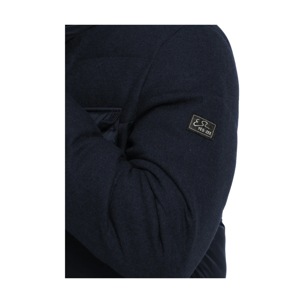 YES ZEE Kleding Jassen Blue Heren