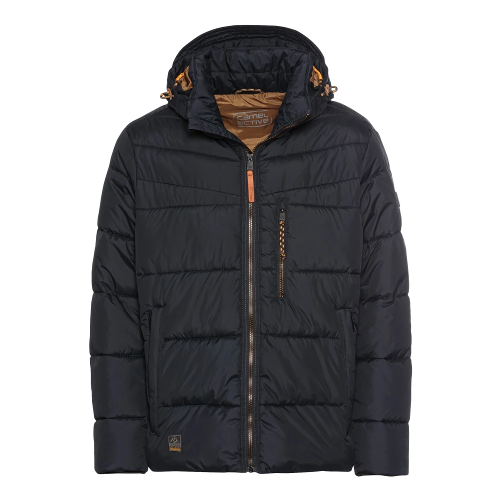 camel active Hooded Stepp Blouson Jas Blue Heren