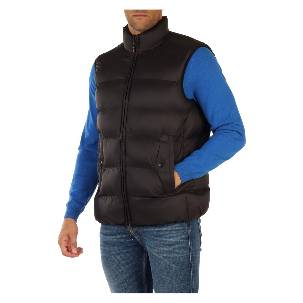 Padded hot sale sleeveless jacket