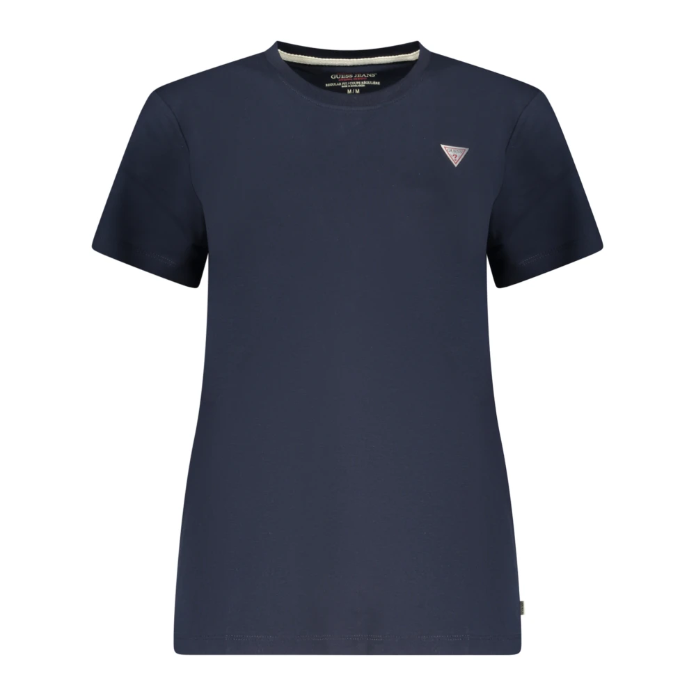 Guess , T-Shirts, Female, Blue, S, Regular Fit T-Shirt
