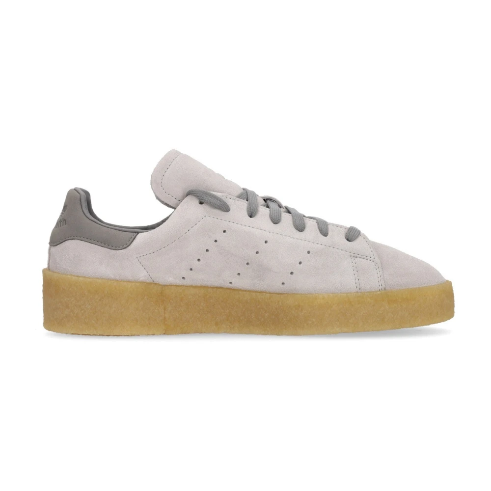 Adidas Gray Skateboarding, Male, 11 1/3 Uk, Stan Smith Crepe Low Shoe