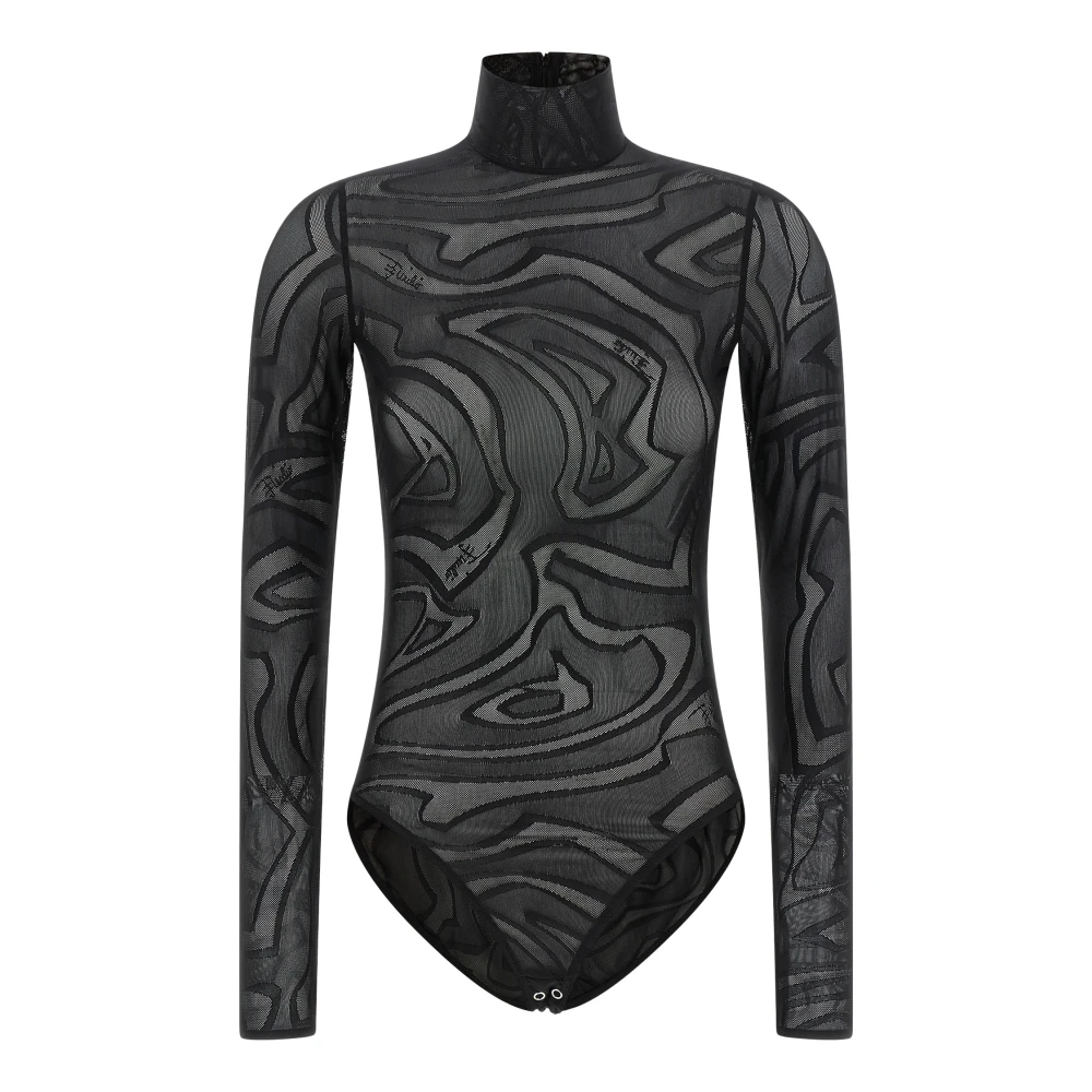 Pucci Donna Nero Top, M, New,