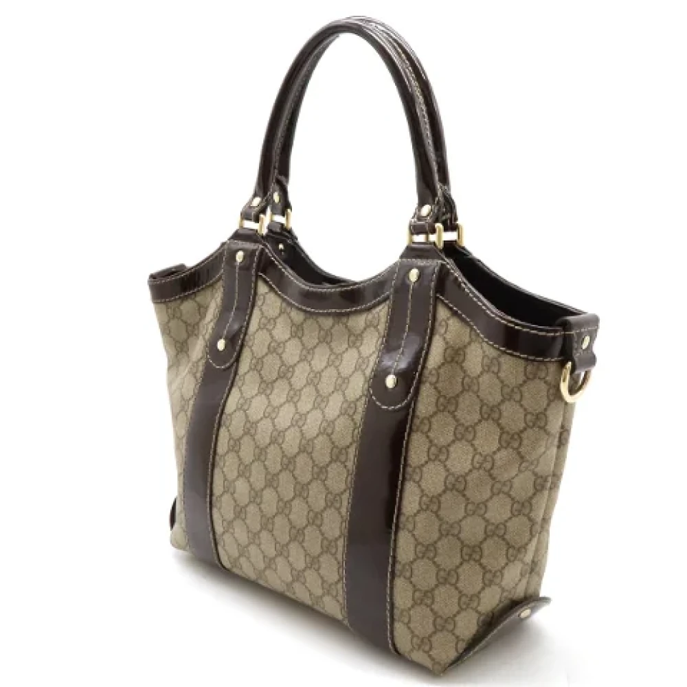 Gucci Vintage Pre-owned Leather totes Brown Dames