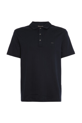 polo-en-coton-noir-avec-logo
