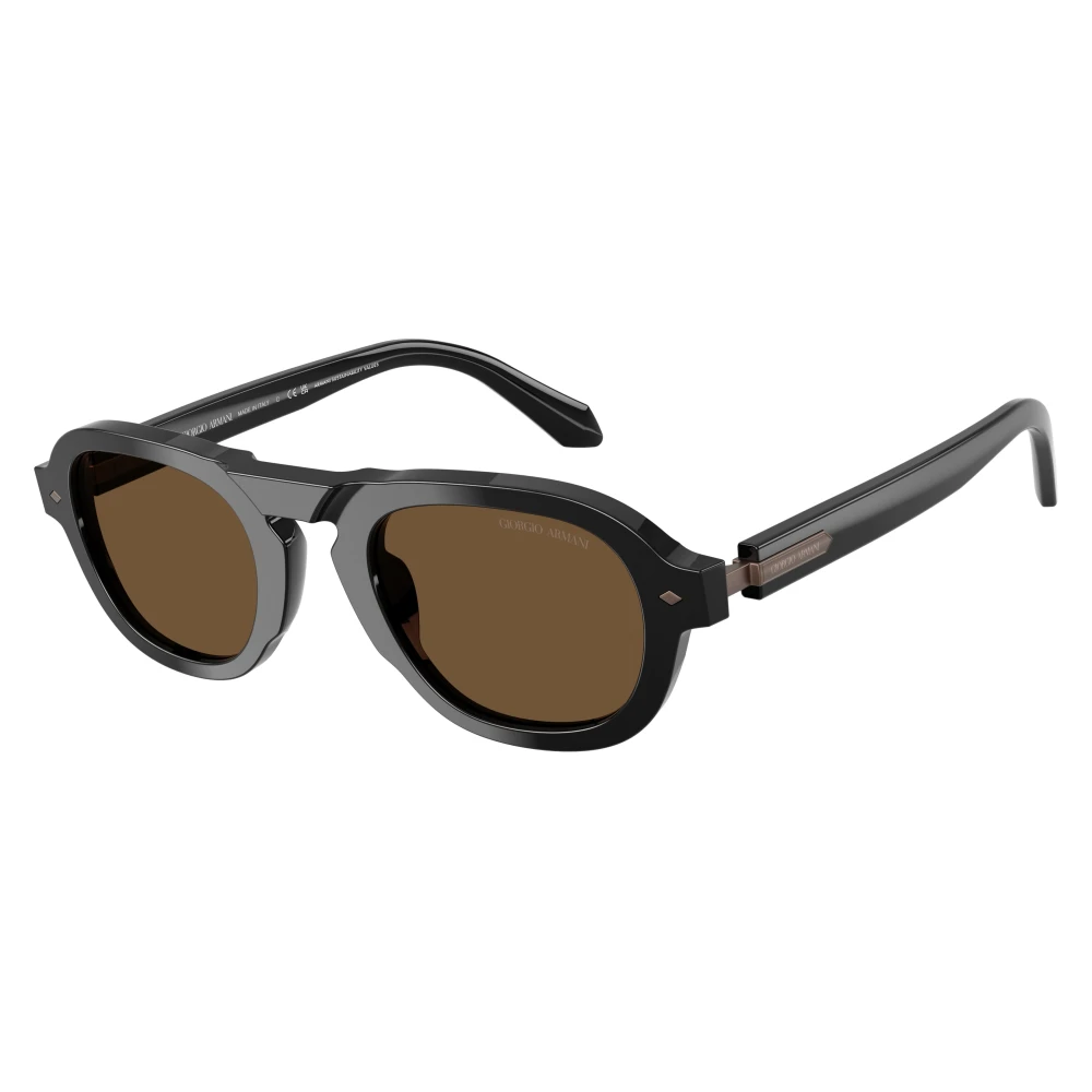 Giorgio Armani Men's Black Sunglasses, 49 Mm, Ar8244 Square Sunglasses