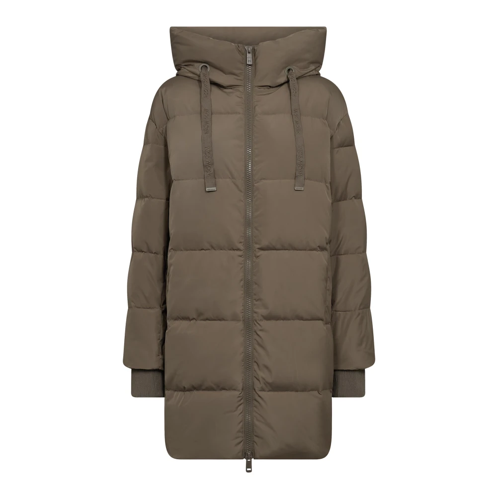 Mos Mosh Women's Green Brindle Down Jacket - Parkas - Xs - Coats