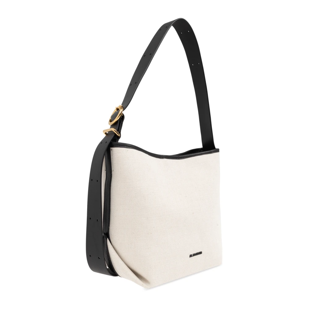 Jil Sander Schoudertas Beige Dames