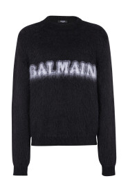 Pullover  rétro in mohair spazzolato