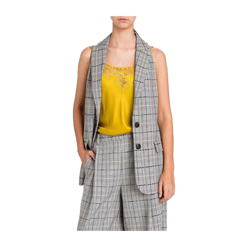 Twinset Vrouw Multicolor Jassen Dames, Veelkleurig, M, Vest