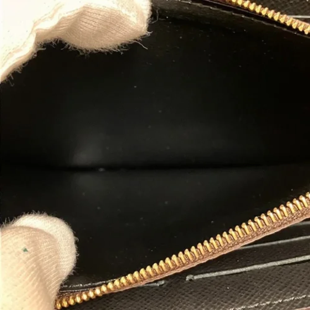 Louis Vuitton Vintage Pre-owned Canvas wallets Brown Dames