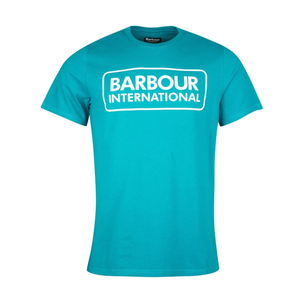 Barbour Essential Large Logo T-Shirt Green Heren
