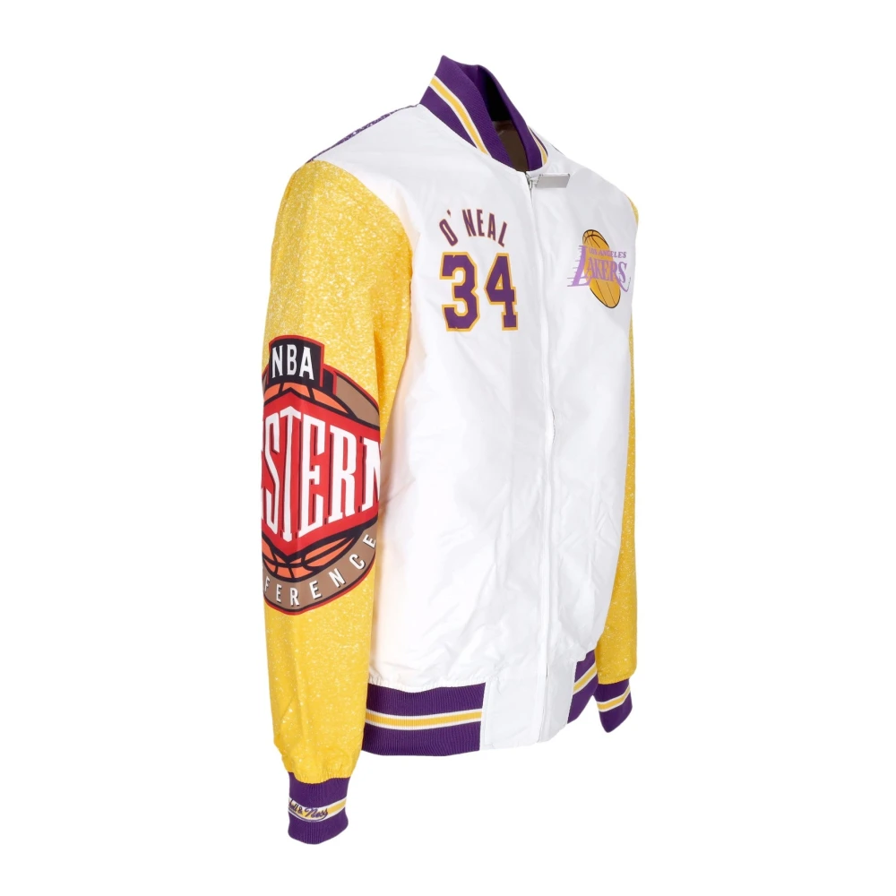 Mitchell & Ness NBA Burst Bomber Jacket Shaquille Oneal Multicolor Heren