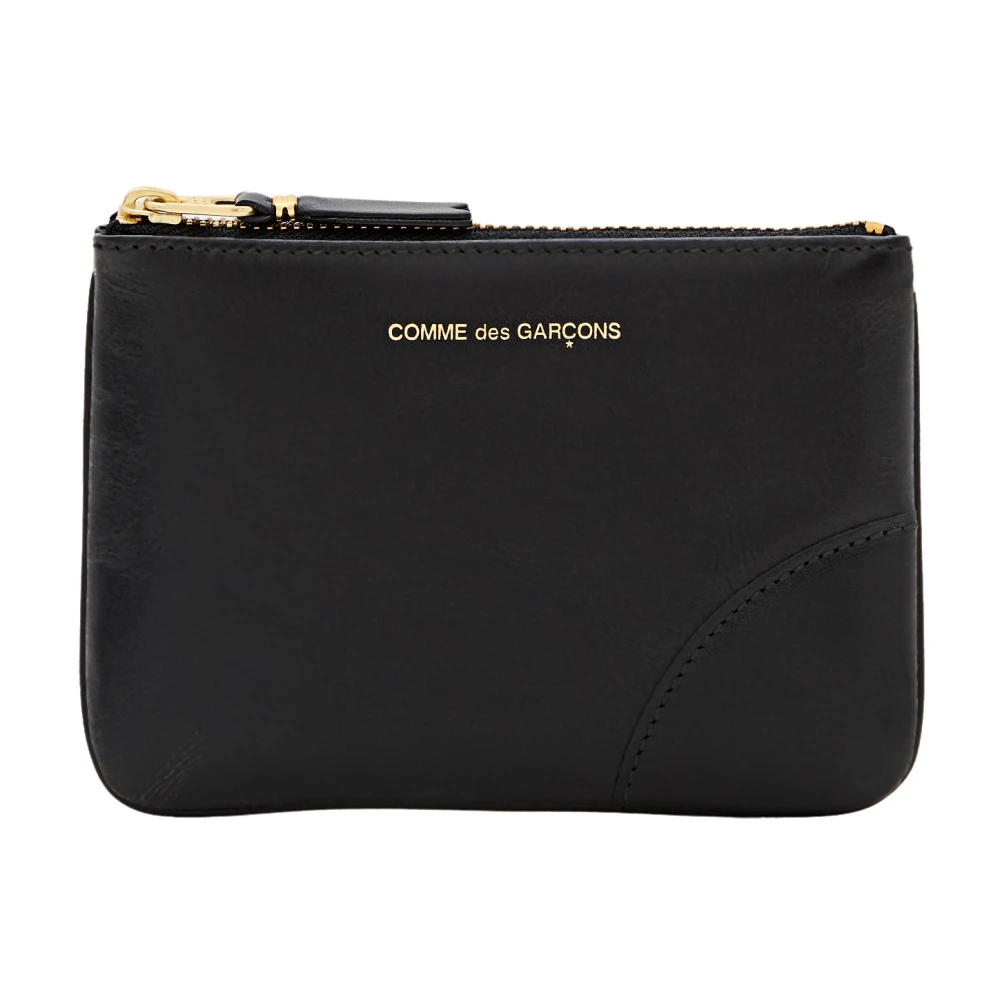 Comme Des Garçons Play Unisex Black Wallets & Cardholders, One Size, Classic Leather Line Wallet