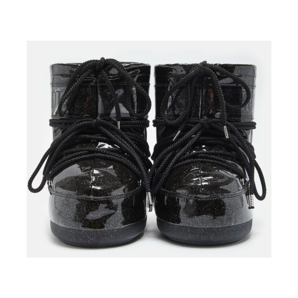 moon boot Lage Glitter Icon Sneakers Black Dames