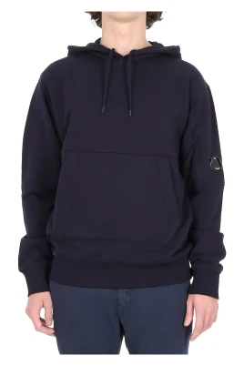 Diagonal Raised Fleece Hooded Sweatshirt