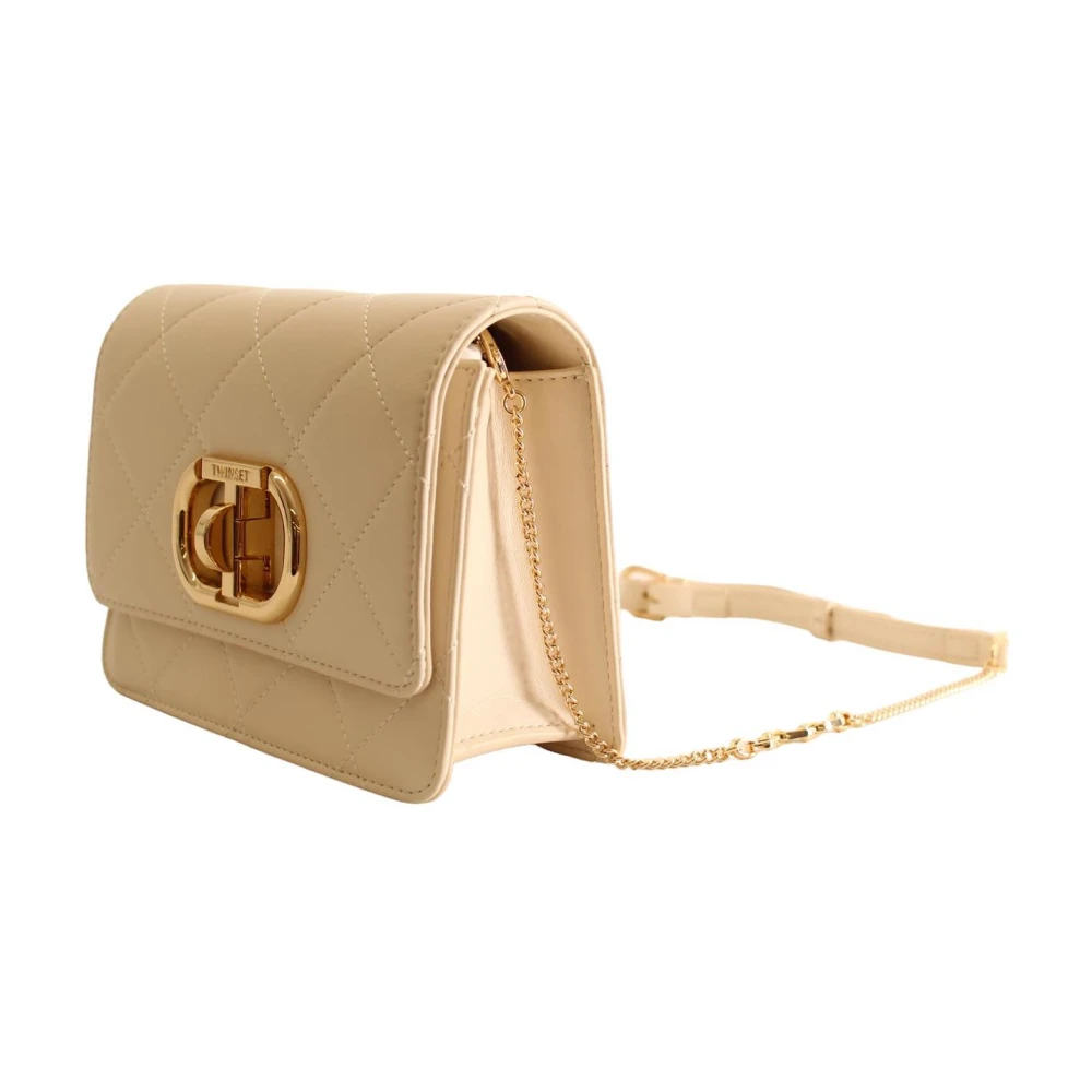 Twinset Stijlvolle Crossbody Handtas Beige Dames
